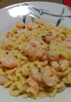 Foto principal de Pasta para Fideuà a la carbonara con gambas