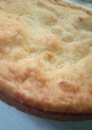 Una foto de Fainá de queso 🧀🧀