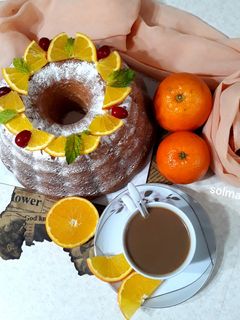 عکسی از دستور کیک پرتقال solmaz