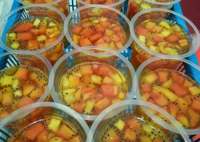 Resep Es Buah Seadanya Oleh Rachmalia Devinda Cookpad