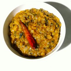 A picture of Methi Dal Fry.