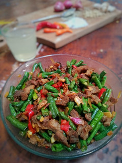 Foto resep Tumis daging kacang panjang