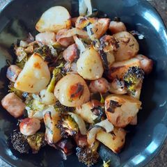 A picture of Potato, Sausage & Veg.