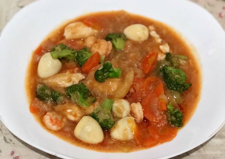 Sapo Tahu Udang Puyuh