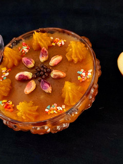 عکسی از دستور حلوای سیب