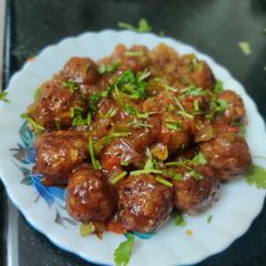 A picture of Cabbage manchurian.