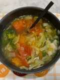 Seafood medley veggie soup