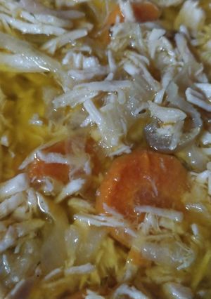 Una foto de Escabeche de pollo 🥕🧄