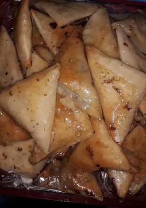 صورة لوصفة حلويات بعجينة السمبوسة