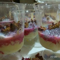 Faloonda glass dessert A picture of Faloonda glass dessert.