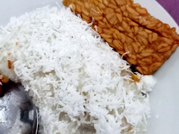 Resep Ketan urap tempe goreng Anti Gagal