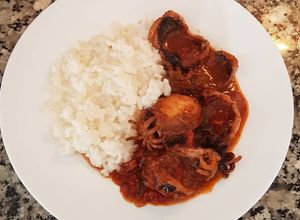 Una foto de Chocos en salsa