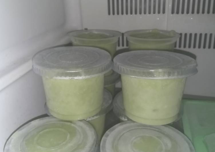 Avocado ice cream, lembut dan creamy