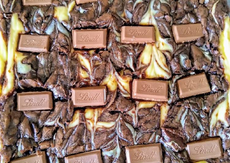 Easiest Way to Make Any-night-of-the-week Lindt cheesecake brownies