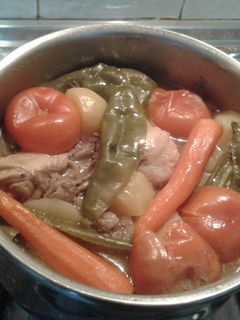 Una foto de Cocido de garbanzos