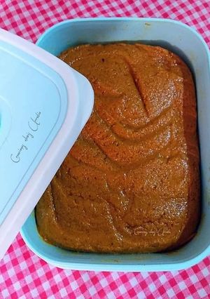 Una foto de Crema de cacahuetes al curry, especial para recetas de pollo