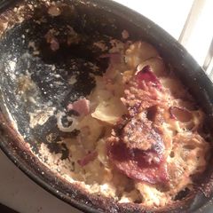 Leftover Christmas Ham and Potatoes Gratin A picture of Leftover Christmas Ham and Potatoes Gratin.