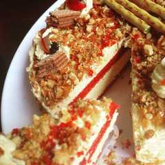 รูปของ Moca Nougat Redvelvet Cake