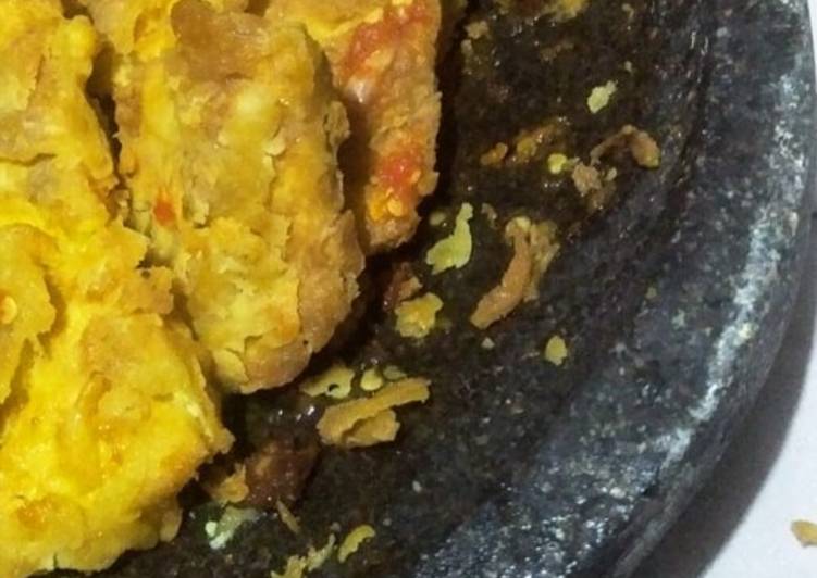 Resep Telur geprek simple yang Lezat