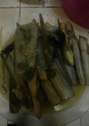 Foto resep Kerang bambu kuning pedas