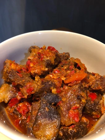 Langkah Gampang Menyiapkan Resep Dendeng/daging sapi balado yang Bikin Ngiler