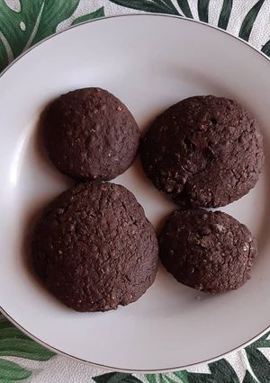 Una foto de Galletas de algarroba y avena