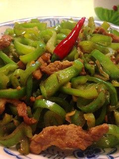 青椒炒肉絲 的食譜成品照片