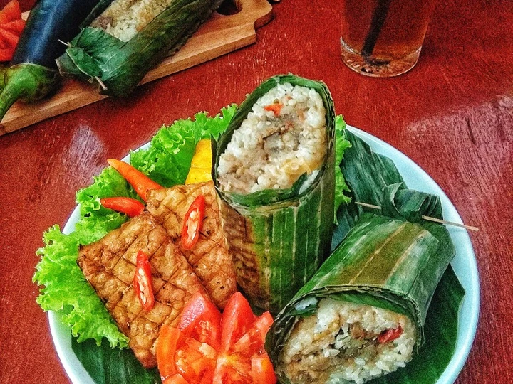 Langkah Mudah untuk Menyiapkan Resep Nasi Bakar Kandas Papui Terong yang Uenak Anti Ribet, Bikin Ngiler