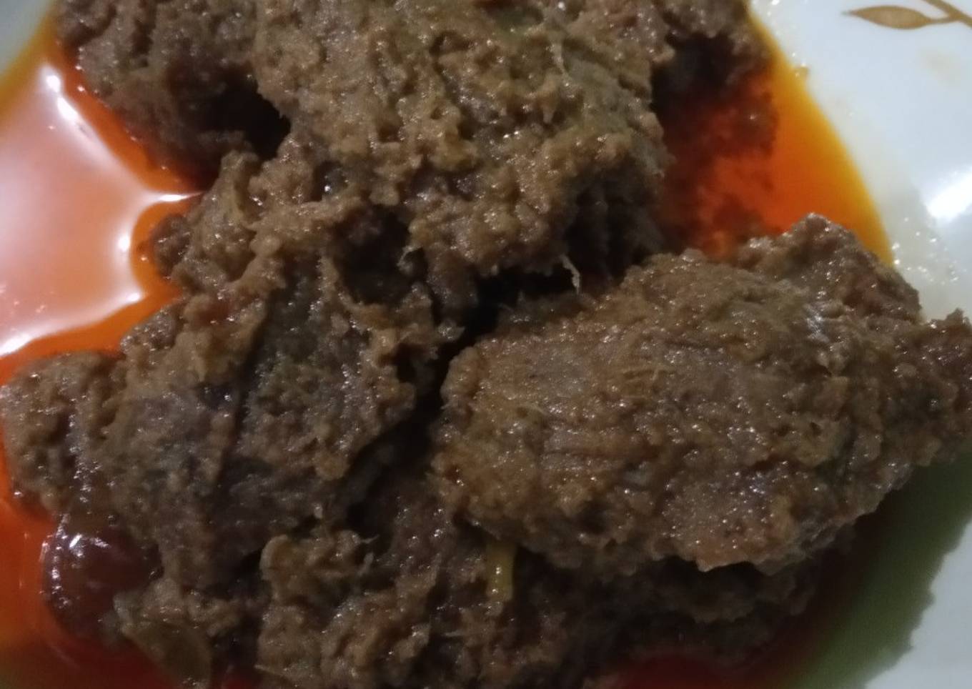 Rendang Daging Sapi Kelapa Sangrai
