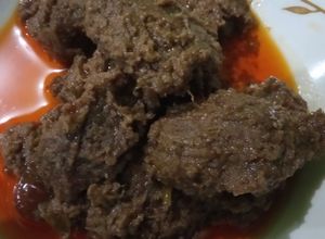 Foto resep Rendang Daging Sapi Kelapa Sangrai