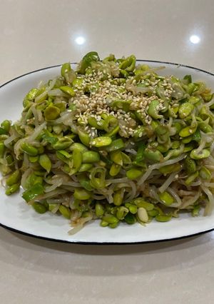 韓式涼拌黑豆芽 的食譜成品照片