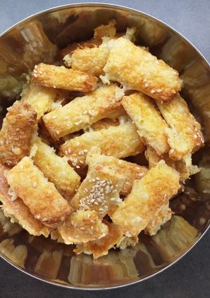 Villámgyors sajtos rúd (gluténmentes) recept fotója