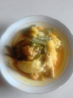 Foto resep Gulai kacang panjang campur kaki ayam