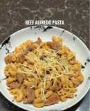 Beef Alfredo Pasta