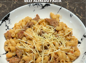 Gambar Beef Alfredo Pasta