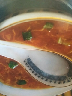 A picture of Egg Drop soup.