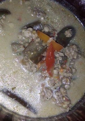 Foto resep Sayur tempe bungkil(tempe kacang tanah)+terong