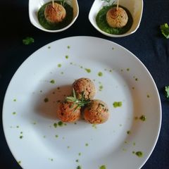 A picture of Healthy Veggies balls with Buckwheat flour.