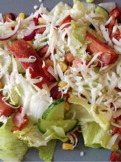 Virslis saláta recept fotója