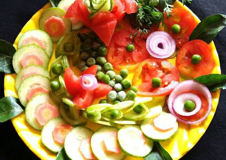 Steps to Cook Favorite Cucumber Salad.