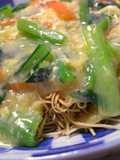 Gentle Egg Sauce Crispy Noodles