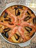 Paella de mariscos 🦐