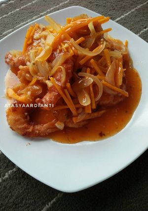 Foto resep Udang Tepung Asam Manis