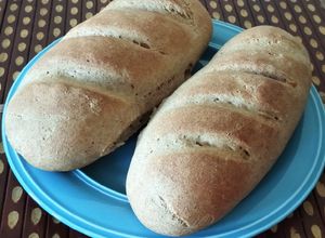 Una foto de Pan casero integral 🍞