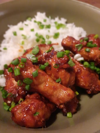 Easy Steps to Make Recipe Crispy chicken wings in sweet and spicy Chinese glaze that is  Makes Drooling, Perfect}