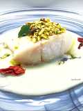 Filetto di merluzzo su crema di limone