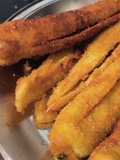Crispy Eggplant Fries | Baingan Phula Bhaja | Eggplant Flower Fry