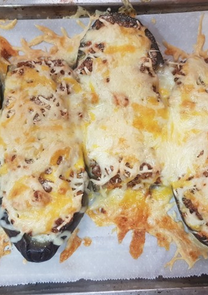 Una foto de Berenjenas rellenas