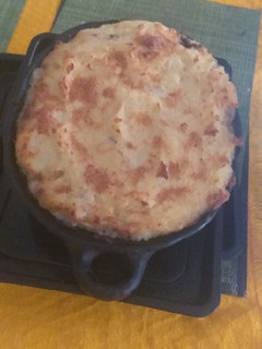Una foto de Pastel de papas pero con pino de prietas 🥰🥰