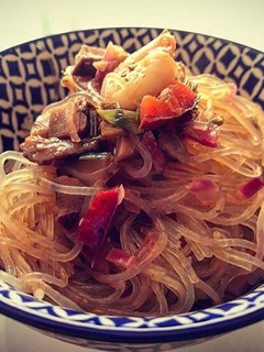 Una foto de Fideos chinos